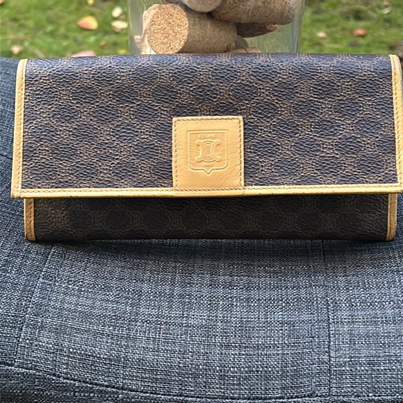 Celine vintage macadam long wallet - Picture 1 of 13